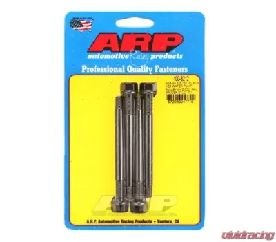 ARP 5/16-24 X 3.750 Black Hex Water Pump Pulley w/ 2.500in Fan Spacer Stud Kit - 100-3212