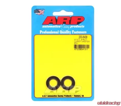 ARP M12 ID .876in OD Chamfer Black Washer Kit (Qty 2) - 200-8438