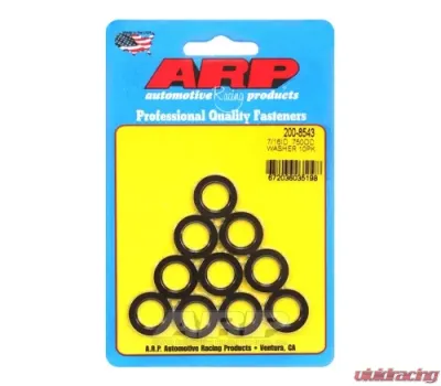 ARP 7/16 ID x 0.75 OD Black Washers - Pack of 10 - 200-8543