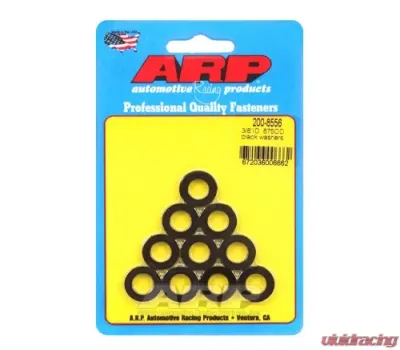 ARP 3/8 ID 0.675 OD Black Washers - Pack of 10 - 200-8556