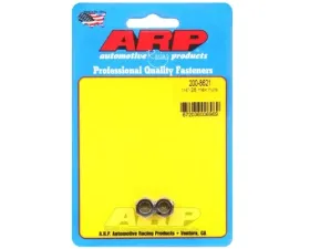 ARP 1/4-28 8740 Chrome Moly Nut Kit - 2 Pack (Black)