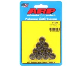 ARP 5/16-18 Hex Nut Kit 8740 Chrome Moly - 10 Pack, 1/2 Hex Socket Size