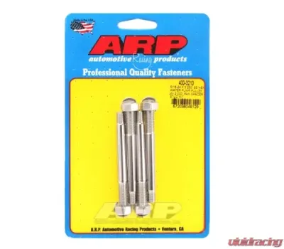 ARP 5/16-24 X 3.250 SS Hex Water Pump Pulley w/ 2.000in Fan Spacer Stud Kit - 400-3210