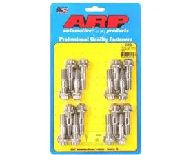 ARP Bolts M10 x 1.25/1.50 x 48 Stainless Steel 12pt Broached Stud Kit (16/pkg)