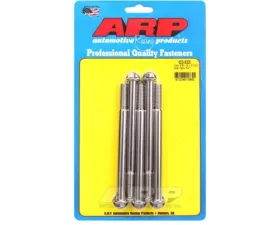 ARP Bolts 3/8-16 x 5.000 Hex Stainless Steel Bolts (5/pkg) - High Strength Fasteners