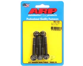 ARP M6 x 1.00 x 45 Hex Black Oxide Bolts 8mm Socket (5/pkg) - High Strength Diesel Fasteners