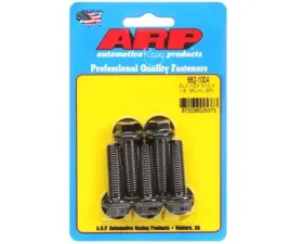 ARP Bolts M10 x 1.50 x 35 Hex Black Oxide Fasteners - 12mm Socket, 54 ft-lbs Torque (5/pkg)