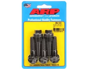 ARP M12 X 1.50 X 45 Hex Black Oxide Bolts, 14mm Socket, 98 ft-lbs Torque, Diesel Fasteners