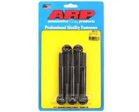 ARP M12 x 1.50 x 100 Hex Black Oxide Bolts 14mm Socket (5/pkg) - High Strength Diesel Fasteners