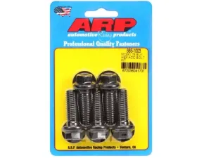 ARP M12 x 1.75 x 35 Hex Black Oxide Bolts 14mm Socket (5/pkg) - High Strength Fasteners