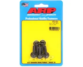 ARP M6 x 1.00 x 20 12pt Black Oxide Bolts (5/pkg) - 8mm Socket Size, 11 ft-lbs Torque