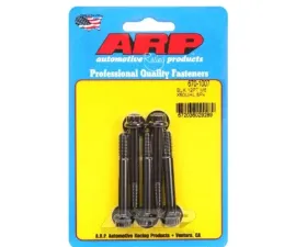 ARP M6 x 1.00 x 50 Black Oxide 12pt Bolts (5/pkg) - 8mm Socket, 11 ft-lbs Torque