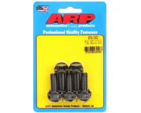 ARP Bolts M10 x 1.25 x 25mm 12pt Black Oxide Fasteners (5/pkg) for Diesel Applications