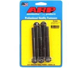 ARP 3/8-24 x 3.500 Hex Black Oxide Bolts, 5/pkg, High Strength Diesel Fasteners