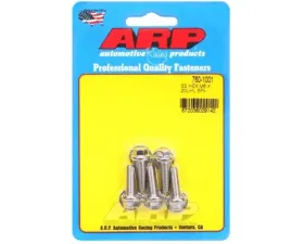 ARP Bolts M6 X 1.00 X 20 Hex Stainless Steel Bolts, 8mm Socket Size, 11 ft-lbs Torque