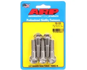 ARP M10 x 1.25 x 40 Stainless Steel Hex Bolts, 12mm Socket, 54 ft-lbs Torque (5/pkg)
