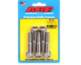 ARP Bolts M10 x 1.25 x 50mm SS Hex Bolts (5/pkg) for Diesel Fasteners - 12mm Socket Size
