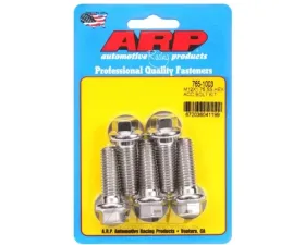 ARP Bolts M12 x 1.75 x 35 Hex Black Stainless Steel Bolts 14mm Socket (5/pkg)