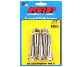 ARP Bolts M12 x 1.75 x 60 Hex Black Stainless Steel Bolts 14mm Socket (5/pkg)