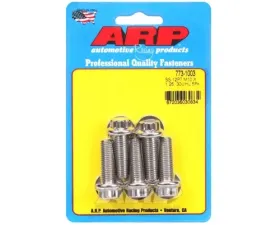 ARP Bolts M10 x 1.25 x 30mm 12pt Stainless Steel Fasteners (5/pkg)