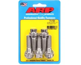 ARP M12 x 1.50 x 40 12pt Stainless Steel Bolts - 14mm Socket, 98 ft-lbs Torque