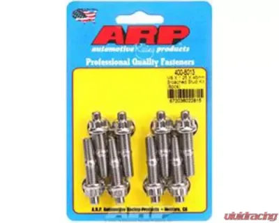 ARP M8 x 1.25 x 45mm Broached 8 Piece Stud Kit - 400-8013