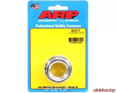 ARP Bolts 800-8115 12AN Female O-Ring Aluminum Weld Bung Universal Flanged - 800-8115