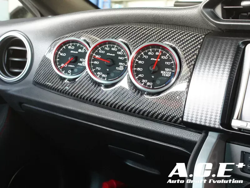 Auto Craft 3 Gauge Meter Cover FRP Toyota GT86 | Scion FRS 2013-2021 - ATC-4623A