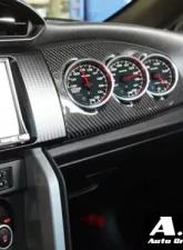 Auto Craft 3 Gauge Meter Cover CFRP Toyota GT86 | Scion FRS 2013-2021                                     - ATC-4624S - Image 3