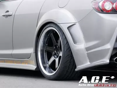 Auto Craft Version 2 5 Piece Aero Kit FRP Mazda RX-8 2003-2011 - ATC-5PV2-FRP-RX8K