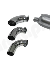 Cargraphic Silencer TUV 2x85mm Tailpipe Porsche 930 75-89                                     - CAR2SS85 - Image 3