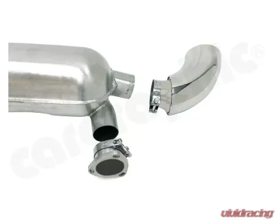 Cargraphic Silencer TUV 2x85mm Tailpipe Porsche 930 75-89 - CAR2SS85