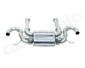Cargraphic Tailpipe Set 2x89mm Round Mirror Polished Mercedes-Benz Sls Amg 11-15