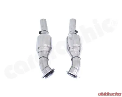 Cargraphic Catalytic Converter Set Obd2 Compliant Ferrari 430 V8 04-09 - CARFE430KAT