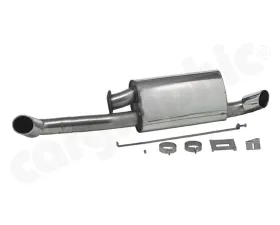 Cargraphic Silencer Super Sound with Oval Tailpipes Left And Right Porsche 930 75-89