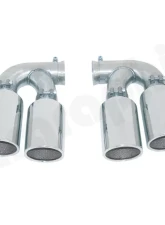 Cargraphic Tailpipe Set Double End Polished Porsche Cayenne 02-17                                     - CARP58ER44PET - Image 7
