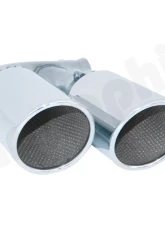 Cargraphic Tailpipe Set Double End Polished Porsche Cayenne 02-17                                     - CARP58ER44PET - Image 2