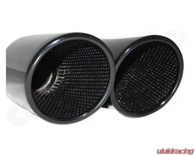 Cargraphic Tailpipe Set Double End Polished Porsche Cayenne 02-17 - CARP58ER44PET