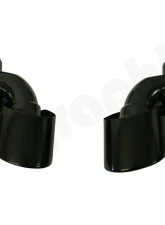 Cargraphic Tailpipe Set Double End Polished 4x125x95mm Oval Porsche Cayenne 02-17                                     - CARP58EROPET - Image 6