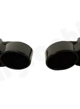 Cargraphic Tailpipe Set Double End Polished 4x125x95mm Oval Porsche Cayenne 02-17                                     - CARP58EROPET - Image 7