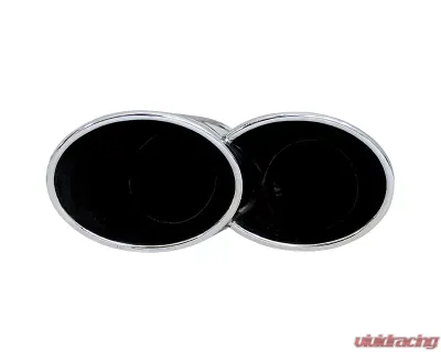 Cargraphic Polished Quad Oval Exhaust Tips Porsche Cayenne 958 Diesel 11-14 - CARP58ERO