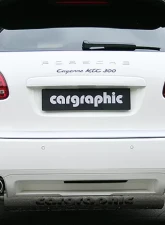 Cargraphic Black Thermopaint Quad Oval Exhaust Tips Porsche Cayenne 958 Diesel 11-14                                     - CARP58EROTP - Image 4