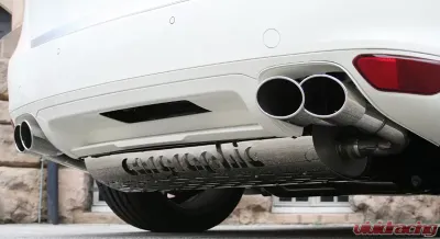 Cargraphic Black Thermopaint Quad Oval Exhaust Tips Porsche Cayenne 958 Diesel 11-14 - CARP58EROTP