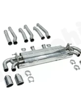 Cargraphic Silencer with Flaps Sound|Super Sound Porsche Cayenne 958 Turbo 10-14                                     - CARP58TETFLAPOE - Image 4