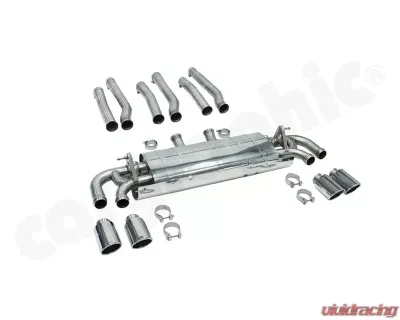 Cargraphic Silencer with Flaps Sound|Super Sound Porsche Cayenne 958 Turbo 10-14 - CARP58TETFLAPOE