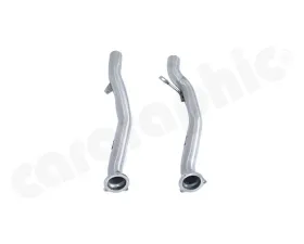 Cargraphic Secondary Catalytic Race Pipe Set Porsche Cayenne Turbo 10-14
