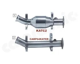 Cargraphic Catalytic Converter Porsche 964 89-94