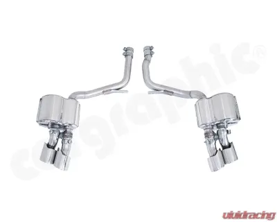 Cargraphic Silencer Set with Flaps Sound|Super Sound Porsche 970 Panamera Mk1 Turbo 4.8L V8 10-17 - CARP70TETS