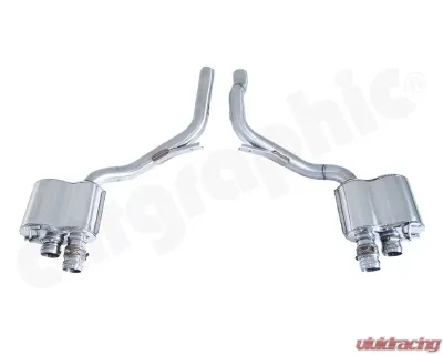 Cargraphic Silencer Set with Flaps Sound|Super Sound Porsche 970 Panamera 3.6L V6 10-17 - CARP70V6ETS