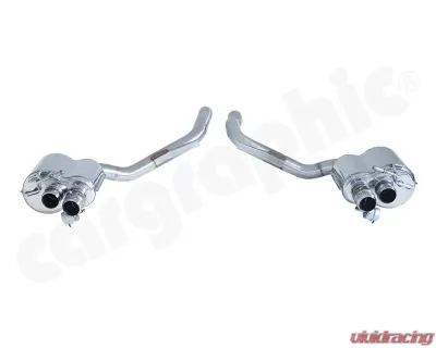 Cargraphic Silencer Set with Flaps Sound|Super Sound Porsche 970 Panamera 3.6L V6 10-17 - CARP70V6ETS